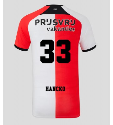 Feyenoord David Hancko #33 Primera Equipación 2024-25 Manga Corta